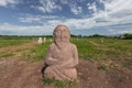 Sculptures at Burana, in Kyrgyzstan.