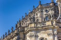 Sculptures on the catholic Hofkirche church in Dresden