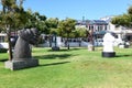 Sculptures on the center of Hermanus on South Africa