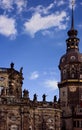 Sculptures on the Church Hofkirche, Dresden Castle, Dresden, Germany