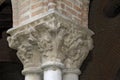 Sculptures in the Cloister Church of Jacobins in Toulouse,