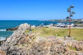 Sculptures on the coast of Hermanus on South Africa