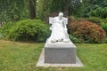 Sculptures decorating Parco Ciani on the lake