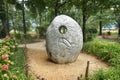 Sculptures decorating Parco Ciani on the lake