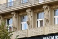 Sculptures and decorative elements of the Modern, Art Nouveau and Art Deco styles in architecture