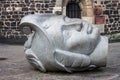 Sculptures depicting the heads of Saints Cassius & Florentius Royalty Free Stock Photo