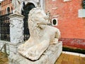 Entrance of the Arsenale. Venice, Italy Royalty Free Stock Photo