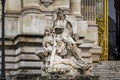 Sculptures at the entrance to the Petit Palace, aka Small Palace, Paris, France Royalty Free Stock Photo