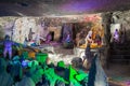 Sculptures in famous salt mine in Wieliczka, Poland