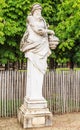 Sculptures in famous Tuileries Garden Jardin des Tuileries