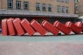 Sculpture `Out of Order` by David Mach, Kingston Upon Thames, England, United Kingdom