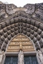 Sculptures on front of the Cologne Cathedral