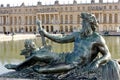 Sculptures of the garden of the Palace of Versailles Royalty Free Stock Photo