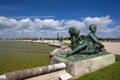 Sculptures in garden of Versailles Palace. Royalty Free Stock Photo