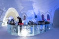 Ice hotel in Lapland near Sirkka, Finland