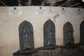 Sculptures of Jain teerthankars Gurus at shravanabelagola