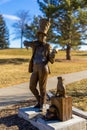 Sculptures on the lawn, Benson Sculpture Garden, Loveland, Colorado.