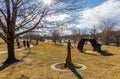 Sculptures on the lawn, Benson Sculpture Garden, Loveland, Colorado.