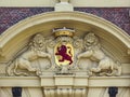 Dutch parliament front door Royalty Free Stock Photo