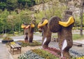 Sculptures of musicians at Pocheon Art Valley park