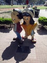 Sculptures by Patoruzito and Isidorito Walk of the Cartoon San Telmo Buenos Aires Argentinan