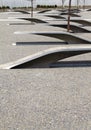 Sculptures of Pentagon Memorial Royalty Free Stock Photo