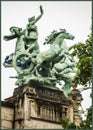 Sculptures at of the Petit Palace, aka Small Palace, Paris, France