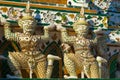 Sculptures of Rakshasa demons. Wat Arun, Bangkok