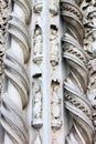 Sculptures of San Fortunato in Todi, Italy