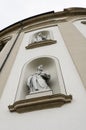 Sculptures on St Gallen abbey facade