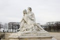 Sculptures in Tuileries Garden in Paris