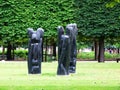 Sculptures in Tuileries garden, Paris, France