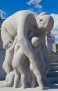 Sculptures in Vigeland park Royalty Free Stock Photo