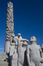 Sculptures in Vigeland park Oslo Norway Royalty Free Stock Photo