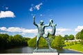 Sculptures in Vigeland park Oslo Norway Royalty Free Stock Photo