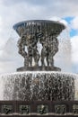 Sculptures at the Vigeland Park in Oslo, Norway Royalty Free Stock Photo