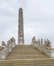 Sculptures in Vigeland park Oslo. Norway. Royalty Free Stock Photo