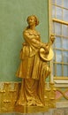 Sanssouci Berlin sculpture of a female musical artist Royalty Free Stock Photo