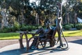 Sculture on UCSD Campus of Dr. Seuss Theodor Geisel