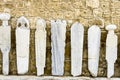 Scultures in Larnaka Medieval Castle - Cyprus Royalty Free Stock Photo