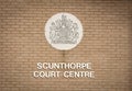 Scunthorpe Court Centre sign - Scunthorpe, Lincolnshire, United