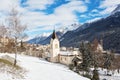 Scuol. Royalty Free Stock Photo