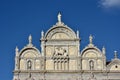 Scuola Grande di San Marco beautiful renaissance facade with Venice winged lion