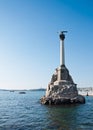 Scuttled Warships Monument in Sevastopol, Crimea Royalty Free Stock Photo