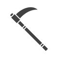 Scythe icon vector image.