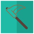 scythe. Vector illustration decorative design Royalty Free Stock Photo