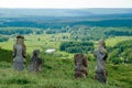 Scythian gravestones Royalty Free Stock Photo