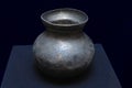 Scythian silver pot. Collection of National Hystory Museum. Kyiv Ukraine Royalty Free Stock Photo