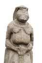 Scythian woman statue Royalty Free Stock Photo