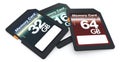 SD cards Royalty Free Stock Photo
